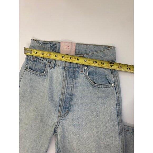 Vintage Revive Light Wash Straight Leg Denim Jeans Size 25 - Picture 9 of 13
